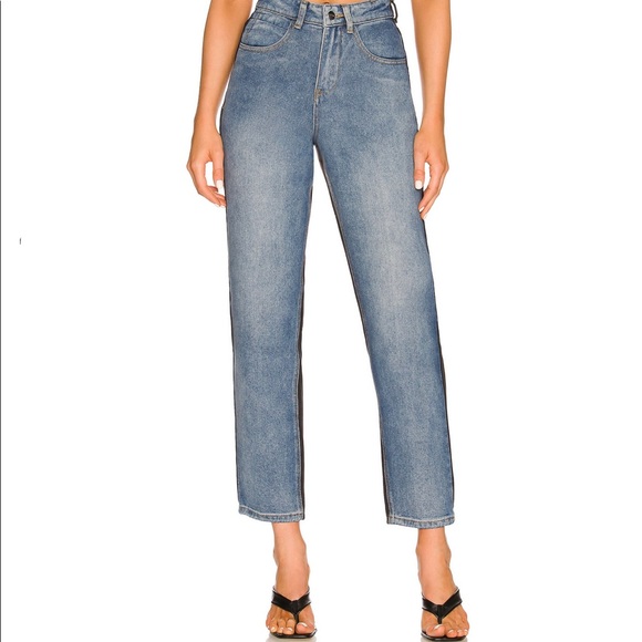 Two-Toned Mom Jeans - Picture 3 of 9